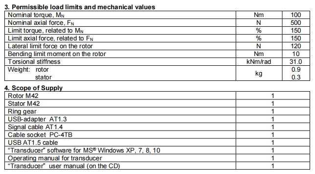 M42系列 拉扭復合力傳感器