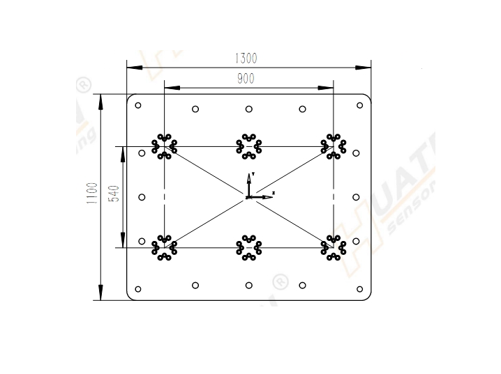 PW6D1300*1100 六分量測(cè)力平臺(tái)