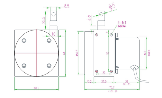 LS-V 拉繩位移傳感器 LS-V 拉繩位移傳感器
